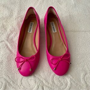 Steve Madden Hot Pink Ballet Pumps